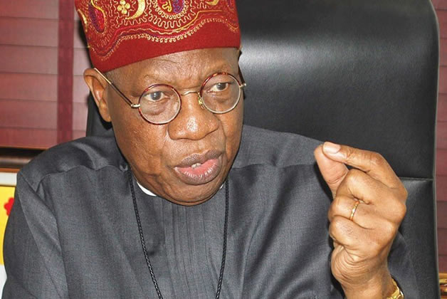 We ignored Pantami’s issue at FEC meeting today – Lai Mohammed