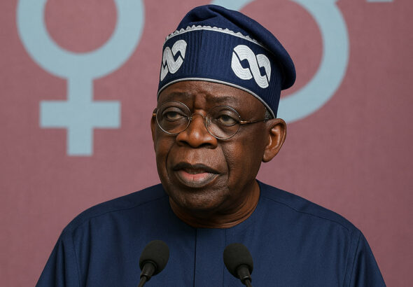 Bola Ahmed Tinubu looking thoughtful