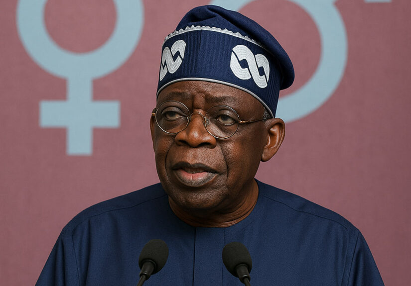 Bola Ahmed Tinubu looking thoughtful